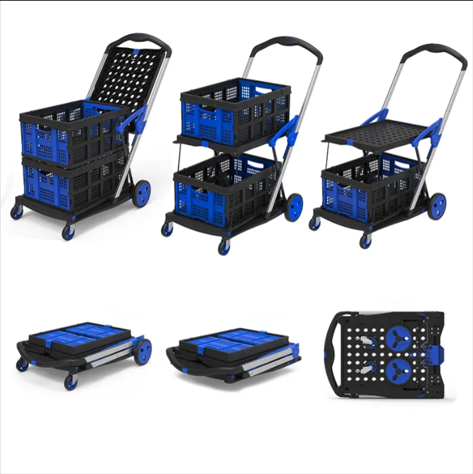 New Double-layer Shopping Cart - A New Choice for Easy Shopping